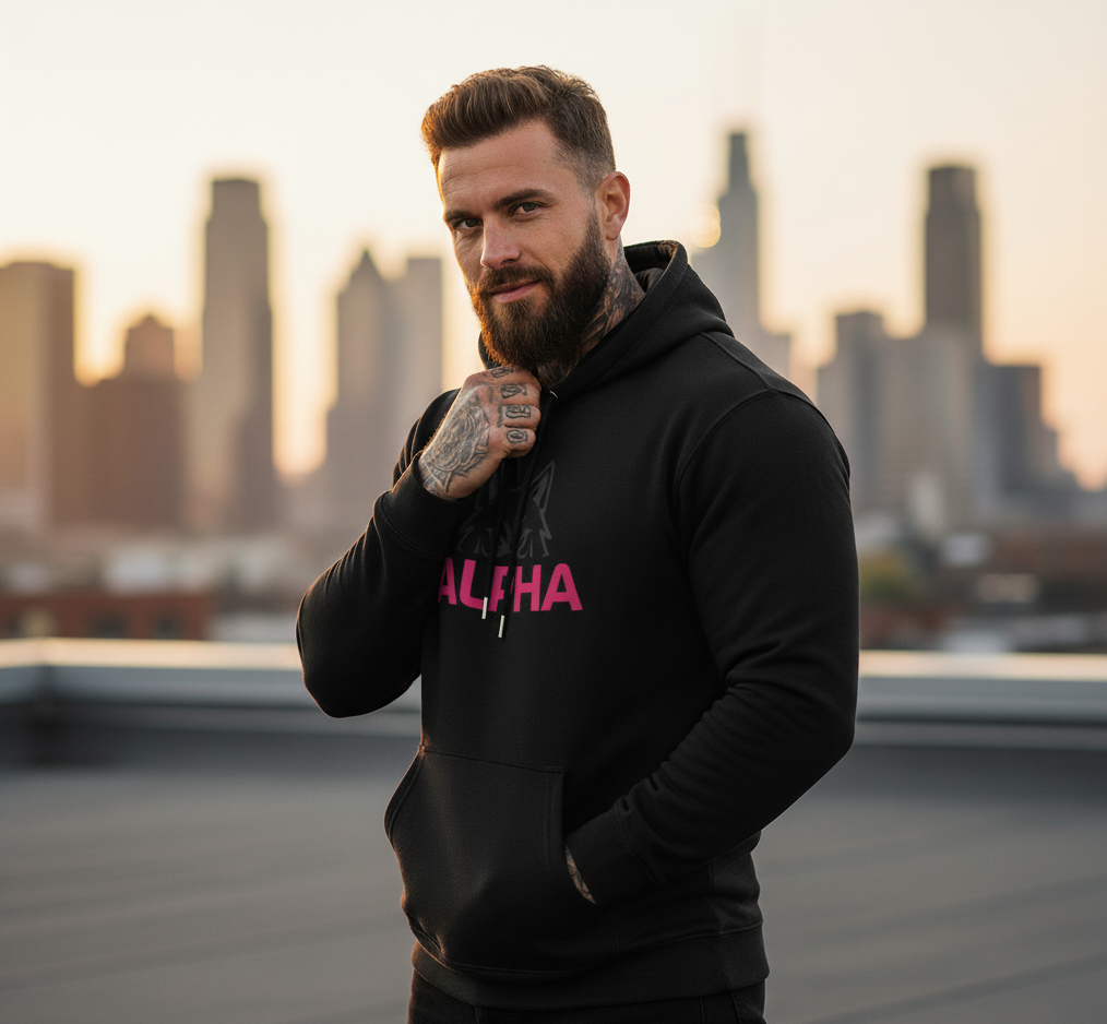 Alpha Black - Hoodie