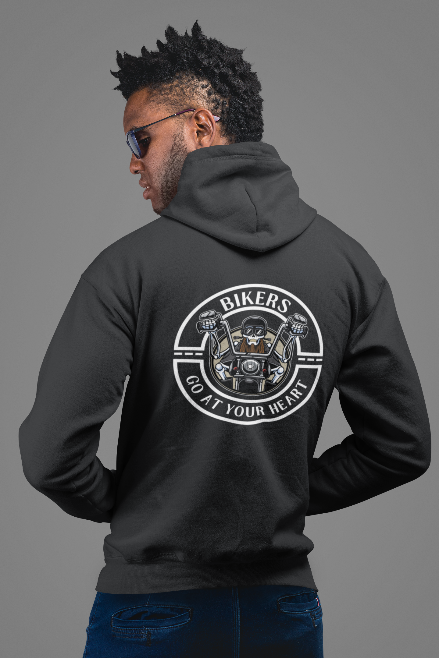 Bikers Go At Your Heart - Hoodie