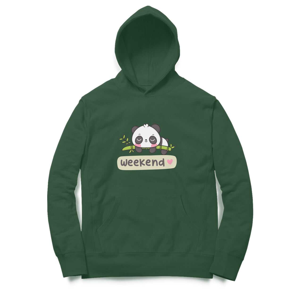 Weekend Panda: Days of The Week Hoodie