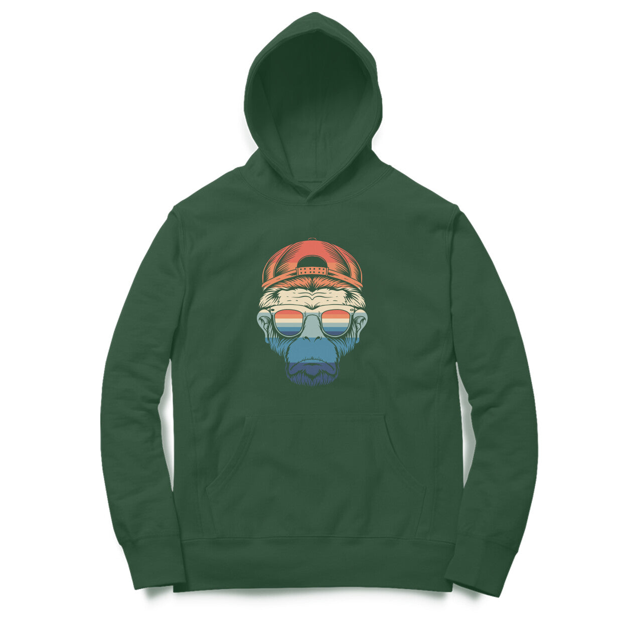 Smart Chimpanzee Print - Hoodie