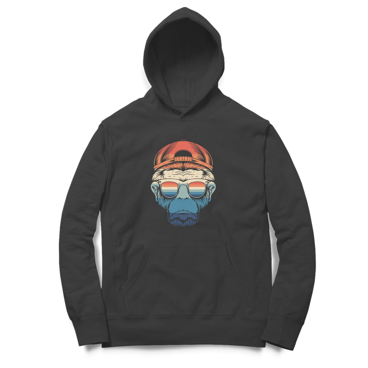Smart Chimpanzee Print - Hoodie
