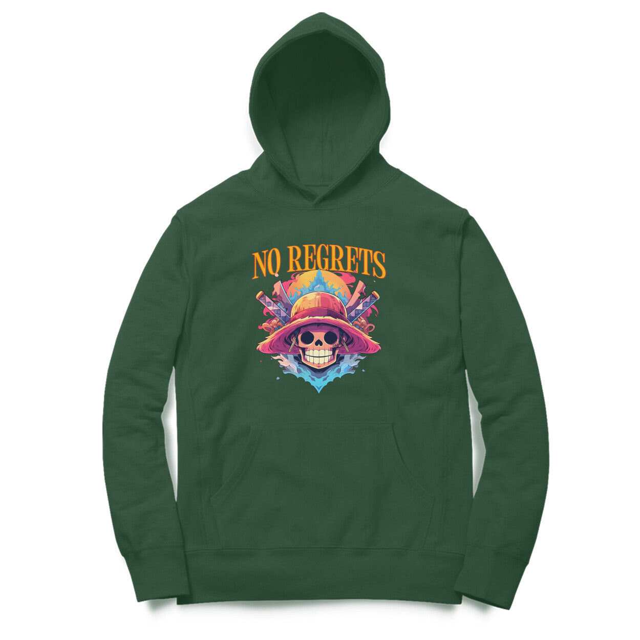 No Regrets - One Piece - Anime Hoodie