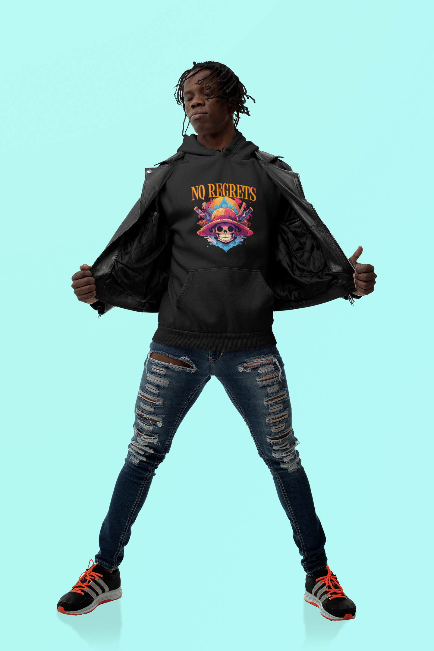 No Regrets - One Piece - Anime Hoodie